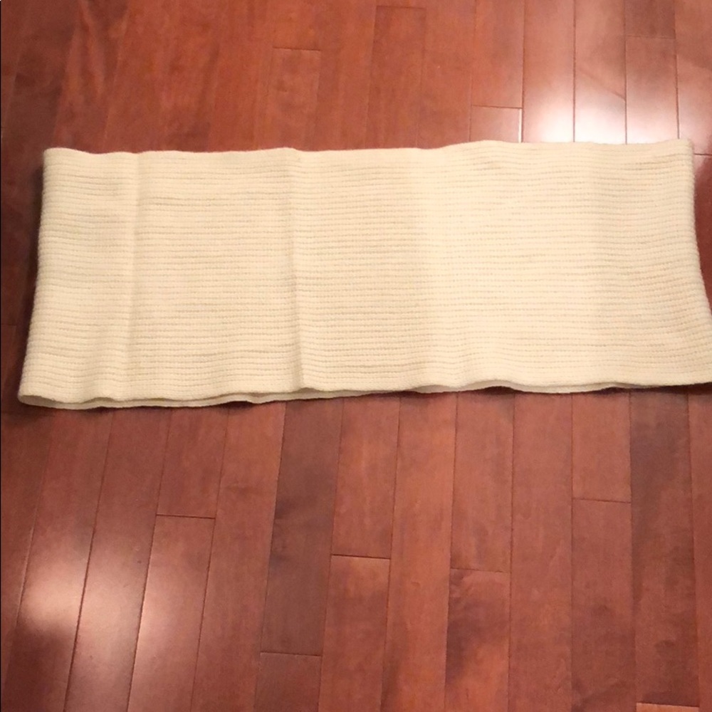 Jcrew white circle scarf